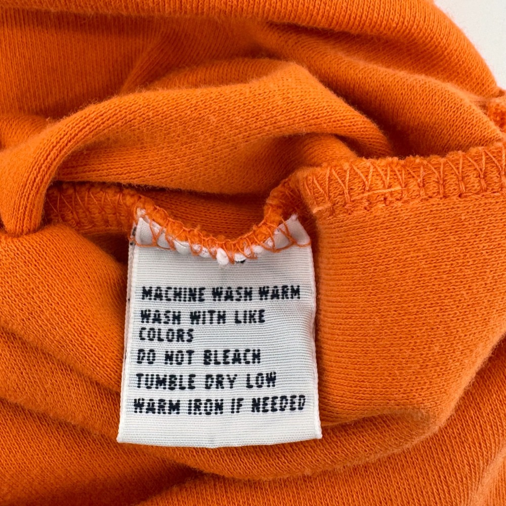 Polo Ralph Lauren Polo Shirt Mens M Orange Blue Pony Short Sleeve Cotton Classic - Picture 9 of 10